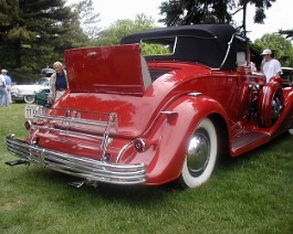 1933 Cadillac V-16 Convertible Coupe body by Fisher July 5, 2005.